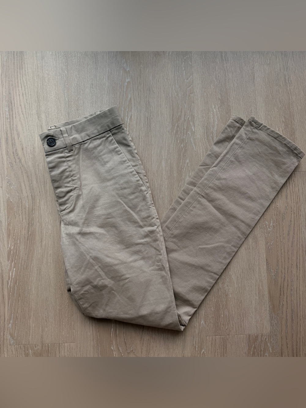 All saints tan skinny fit pants